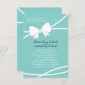 Bringen Sie eine Buchkarte, eine Babydusche, ein r Begleitkarte (Vorne/Hinten)