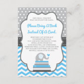 Bringen Sie eine Buchkarte, eine elegante, EDITABL Begleitkarte (Vorderseite)