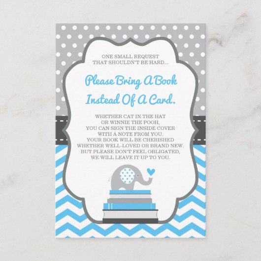 Bringen Sie eine Buchkarte, eine elegante, EDITABL Begleitkarte (Vorderseite)