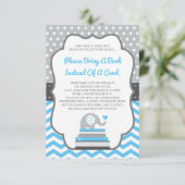 Bringen Sie eine Buchkarte, eine elegante, EDITABL Begleitkarte (Stehend Vorderseite)