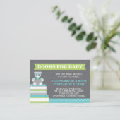 Bringen Sie eine Buchkarte, einen kleinen Mann, ei Begleitkarte (Stehend Vorderseite)