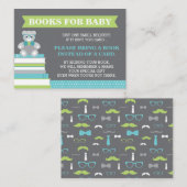 Bringen Sie eine Buchkarte, einen kleinen Mann, ei Begleitkarte (Vorne/Hinten)