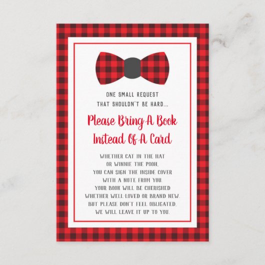 Bringen Sie eine Buchkarte, einen kleinen Mann, ei Begleitkarte (Vorderseite)