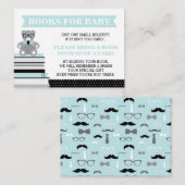 Bringen Sie eine Buchkarte, einen kleinen Mann, ei Begleitkarte (Vorne/Hinten)