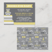 Bringen Sie eine Buchkarte, einen kleinen Mann, ei Begleitkarte (Vorne/Hinten)