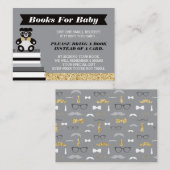 Bringen Sie eine Buchkarte, einen kleinen Mann, ei Begleitkarte (Vorne/Hinten)