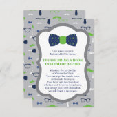 Bringen Sie eine Buchkarte, einen kleinen Mann, ei Begleitkarte (Vorne/Hinten)