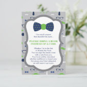 Bringen Sie eine Buchkarte, einen kleinen Mann, ei Begleitkarte (Stehend Vorderseite)