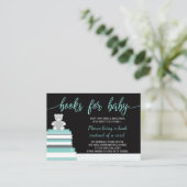 Bringen Sie eine Buchkarte, einen Teddybär, Bücher Begleitkarte (Stehend Vorderseite)