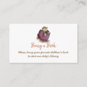 Bringen Sie eine Buchkarte für das kleine Mädchen Begleitkarte (Vorderseite)