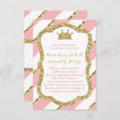 Bringen Sie eine Buchkarte, kleine Prinzessin, Imi Begleitkarte (Vorne/Hinten)