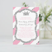 Bringen Sie eine Buchkarte, kleine Prinzessin, Imi Einladung (Stehend Vorderseite)