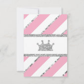 Bringen Sie eine Buchkarte, kleine Prinzessin, Imi Einladung (Rückseite)