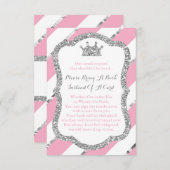 Bringen Sie eine Buchkarte, kleine Prinzessin, Imi Einladung (Vorne/Hinten)