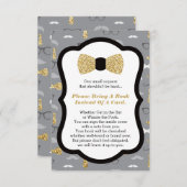 Bringen Sie eine Buchkarte, Kleiner Mann, Imitat G Begleitkarte (Vorne/Hinten)