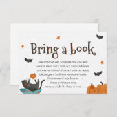 Bringen Sie eine Buchkarte mit niedlichem Hallowee Begleitkarte (Vorne/Hinten)