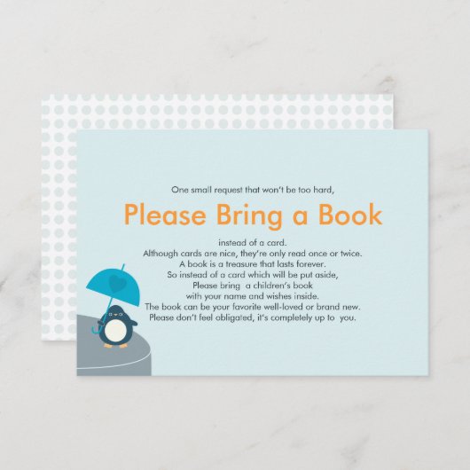 Bringen Sie eine Niedliche Penguin Blue Insert Car (Vorne/Hinten)