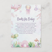 Bringen Sie eine Pearl Baby Dusche unter dem Meer Begleitkarte (Vorderseite)