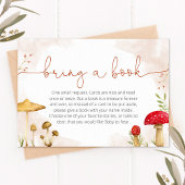 Bringen Sie eine Reservekarte für Babydusche, Pilz Begleitkarte