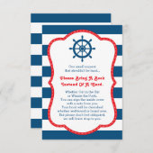 Bringen Sie eine Reservekarte mit, Ahoy, Kosmetik, Begleitkarte (Vorne/Hinten)