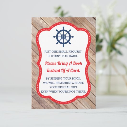 Bringen Sie eine Reservekarte mit, Ahoy, Kosmetik, Begleitkarte (Stehend Vorderseite)