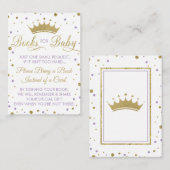 Bringen Sie eine Reservekarte mit, Princess, Babyd Begleitkarte (Vorne/Hinten)