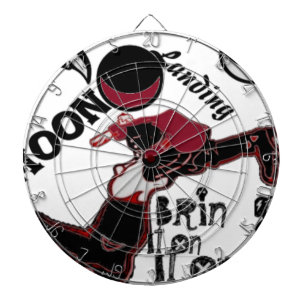 Bringen Sie es an - Spielerisches Weihnachten & We Dartscheibe