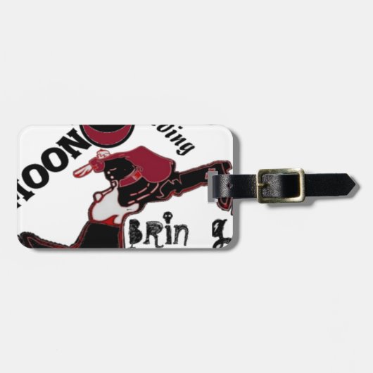 Bringen Sie es an - Spielerisches Weihnachten & We Gepäckanhänger (Vorderseite horizontal)