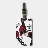 Bringen Sie es an - Spielerisches Weihnachten & We Gepäckanhänger (Vorderseite vertikal)