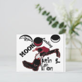 Bringen Sie es an - Spielerisches Weihnachten & We Postkarte (Stehend Vorderseite)