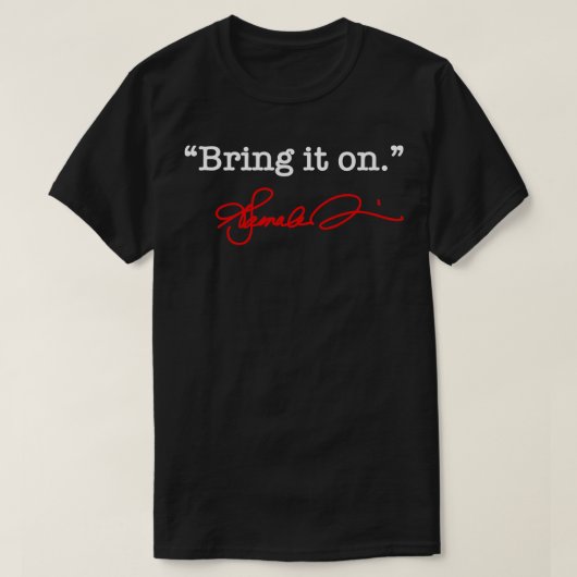 Bringen Sie es auf Kamala WHITE RED Thirt T-Shirt (Design vorne)