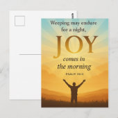Bringen Sie Hoffnung und Freude mit Premium-Kunst Postkarte (Vorne/Hinten)