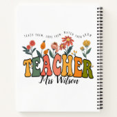 Bringen Sie ihnen Liebe bei. Personalisierter Lehr Notizblock (Rückseite)