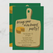 Bringen Sie Ihr eigenes Board Party Wisconsin Foot Einladung (Vorne/Hinten)