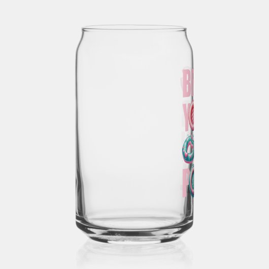 Bringen Sie Ihr eigenes Pool-Party rosa Dosenglas (Rechts)