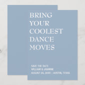 BRINGEN SIE IHRE COOLSTEN TANZMOVES WEDDING-FONNY SAVE THE DATE (Vorne/Hinten)