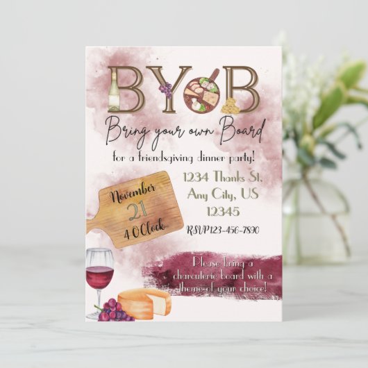 Bringen Sie Ihre eigene Boardcharakter-Party Einla Einladung (Stehend Vorderseite)