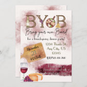 Bringen Sie Ihre eigene Boardcharakter-Party Einla Einladung (Vorne/Hinten)