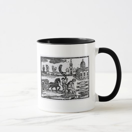 Bringen Sie Ihre Toten, die große Pest von 1665 Tasse (Rechts)
