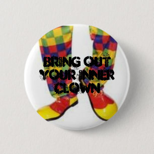 Bringen Sie Ihren inneren Clown heraus Button