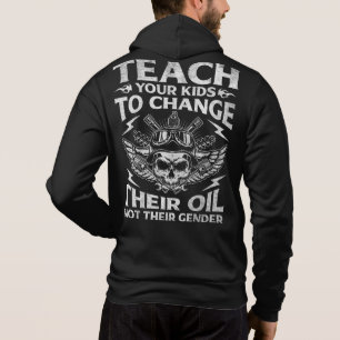 Bringen Sie Ihren Kindern bei, ihr Öl konservativ Hoodie