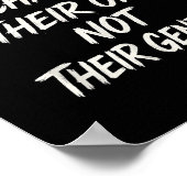 Bringen Sie Ihren Kindern bei, ihr Öl zu verändern Poster (Ecke)