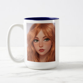 Bringen Sie Ihren Lieblingscharakter zum Leben an Zweifarbige Tasse