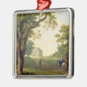 Bringen Sie Kennedy, Landkreis Wicklow, Irland, Silbernes Ornament (Links)