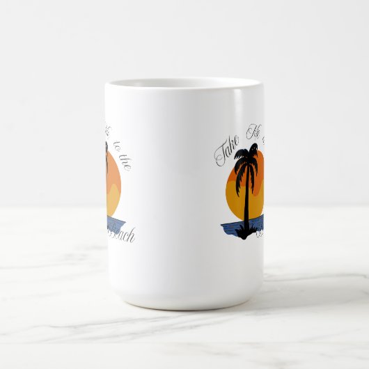 Bringen Sie mich in die Beach - Summer Vibes Tasse (Mittel)