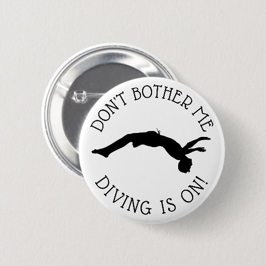 Bringen Sie mich nicht an, das Tauchen ist auf dem Button (Vorne & Hinten)