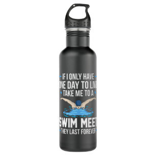 Bringen Sie mich zu einem Badetreffen Funny Swimme Edelstahlflasche