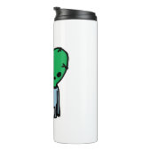 Bringen Sie mich zu Ihrem Leader | Niedliche Alien Thermosbecher (Nach rechts gedreht)