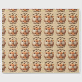 Bringen Sie mich zum Disco Patch niedliche Kürbis Geschenkpapier (Flach)