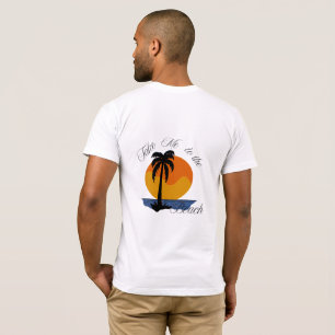 Bringen Sie mich zum Strand - Tropical Sunset T - T-Shirt
